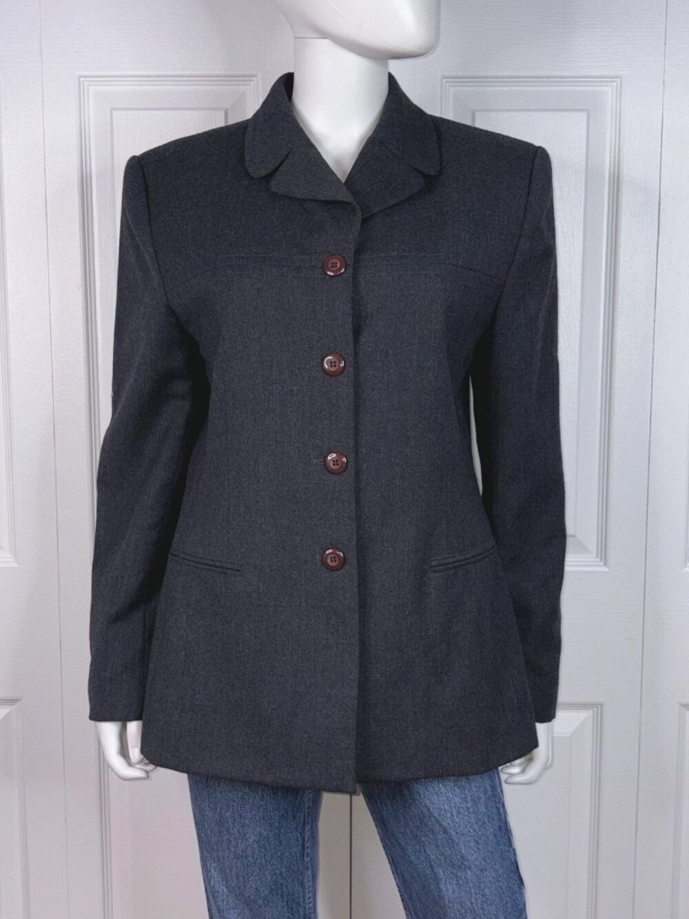 JONES NY women's wool blazer size 10 LIKE NEW
